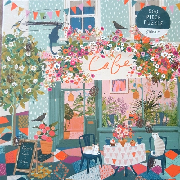 Galison Afternoon Tea 500 piece puzzle - Picture 1 of 4